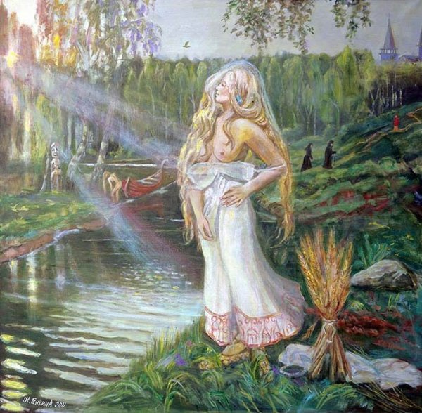 Картины художник любовь Малышева деревня