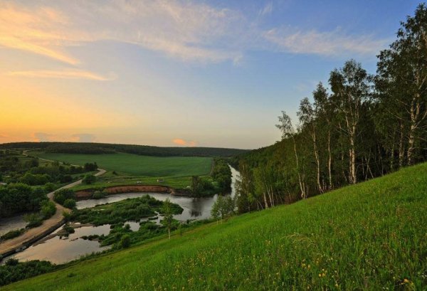 Река красивая меча Тульская область