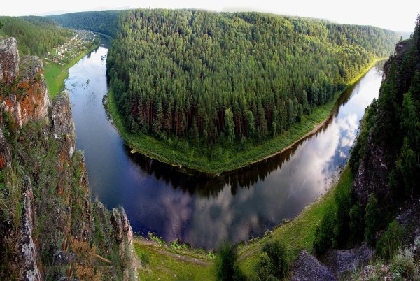 Река Урал в Челябинской области