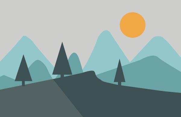 Адоб иллюстратор Flat