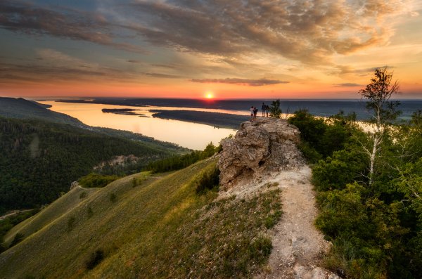 Самарская лука гора Стрельная