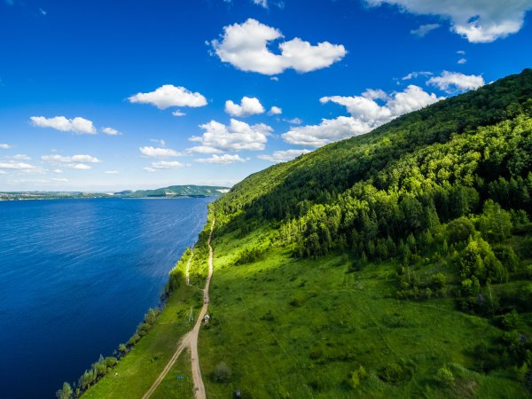 Жигулевские горы осенью Тольятти