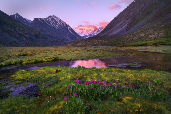 Природа рассвет Алтай