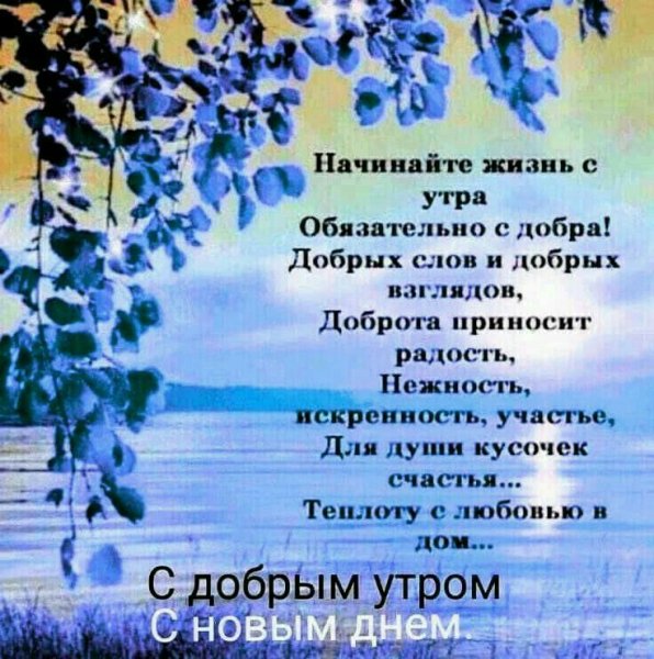 Доброе утро стихи