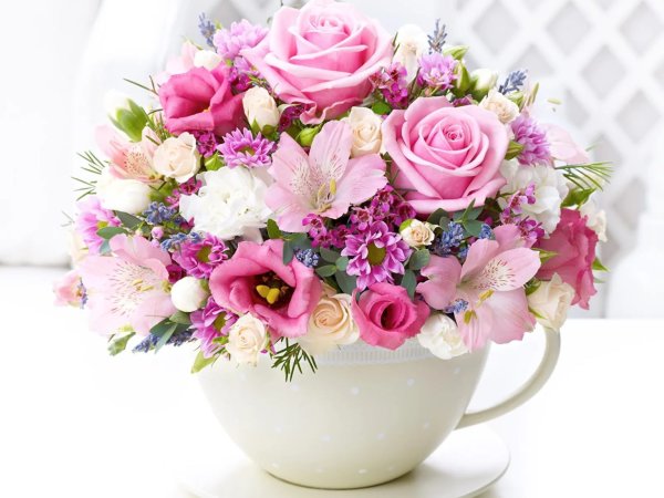 Красивые букеты цветов (50 картинок)