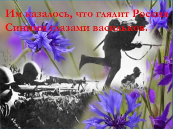 День Победы васильки
