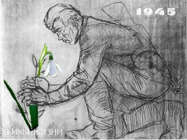 Цветы и порох композиция