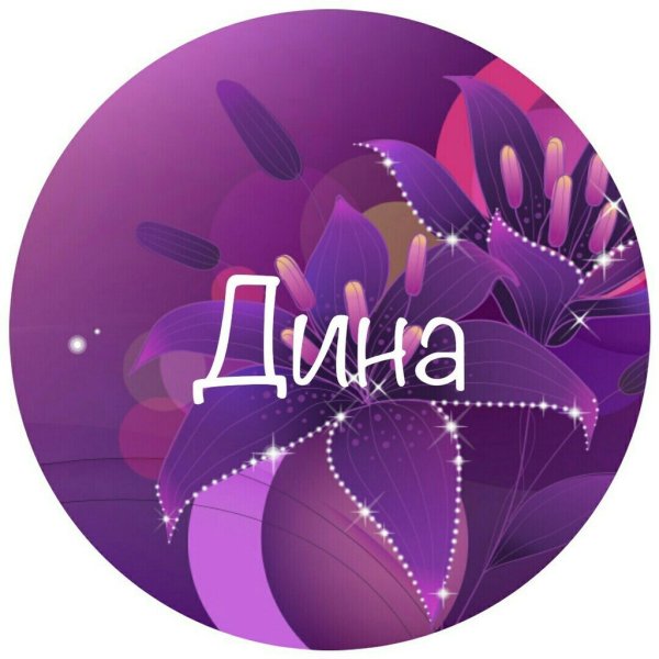 Надпись Дина