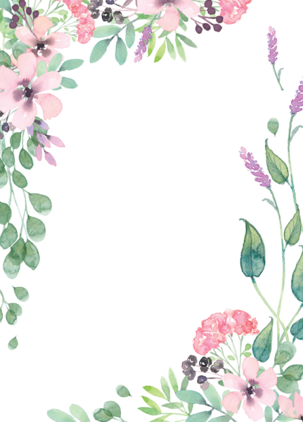 Рамка из цветов