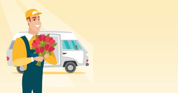 Вручение букета