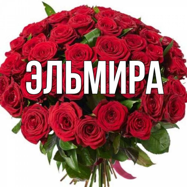 Эльмира надпись
