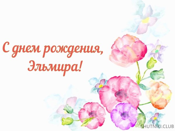 Эльмира я люблю тебя