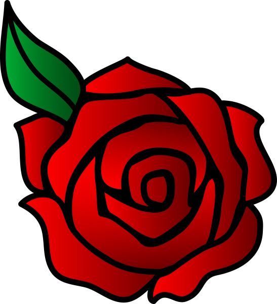 Фото нарисованной розы (74 фото)