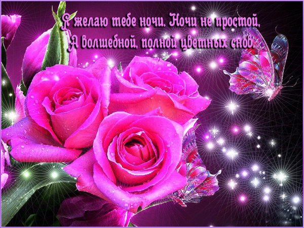 Открытки спокойной ночи женщине
