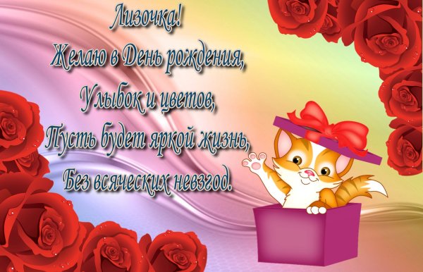 С днём рождения Елизавета