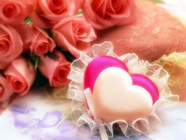 Сердце из цветов картинки