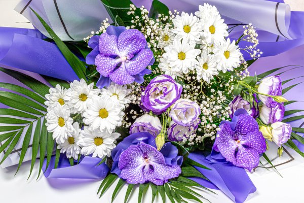 Букет розовых роз