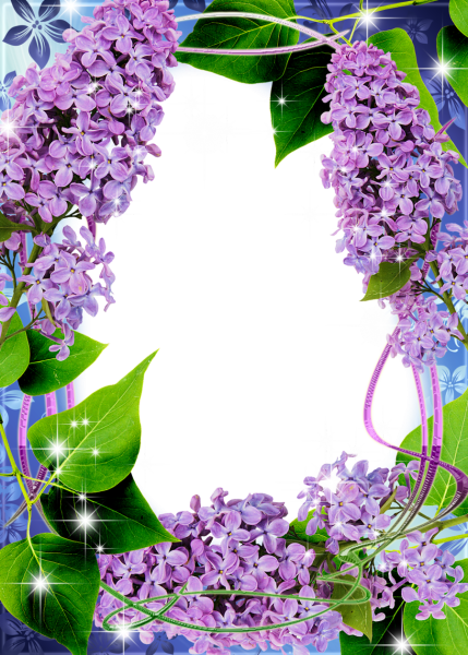 Рамка сирень