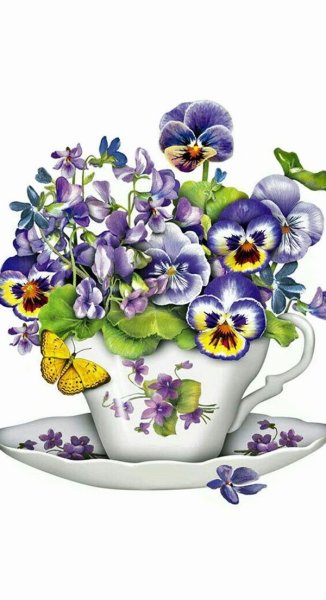Royal Albert Анютины глазки