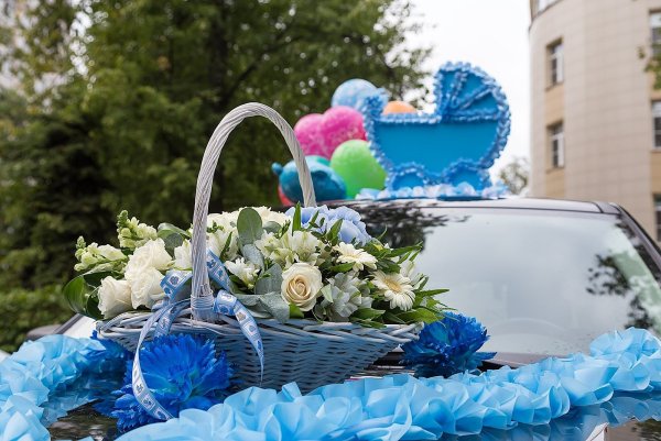 Букет на выписку из роддома