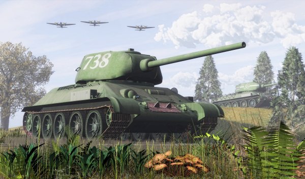 Танк т-34-85