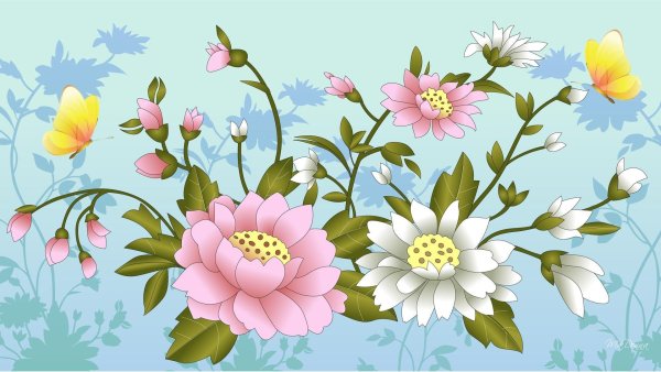 Рисунки цветов