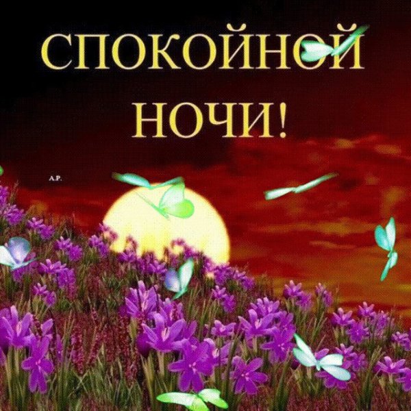 Открытки спокойной ночи