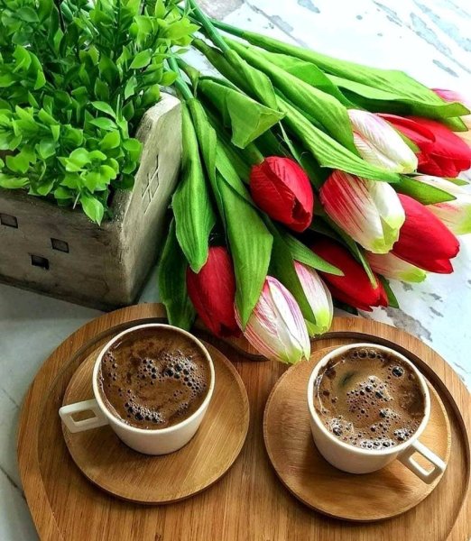 Доброе Весеннее утро с кофе