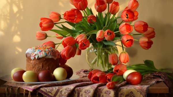 Красивые куличи на Пасху