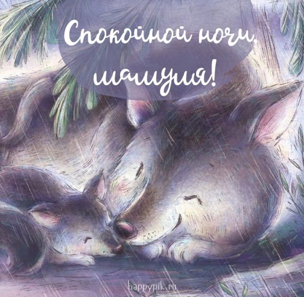 Спокойной ночимамочеп
