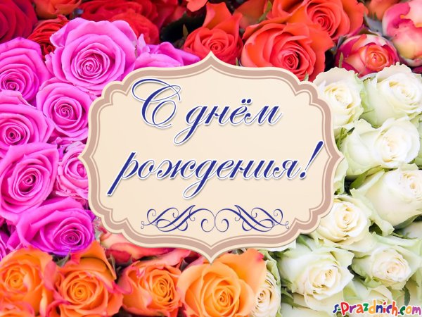 Поздравления с днем рождения цветы