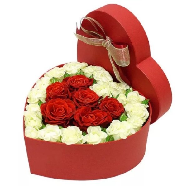 Цветы в коробке