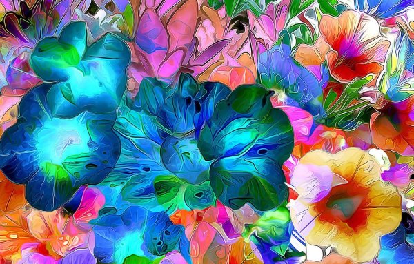 Фантазийные цветы