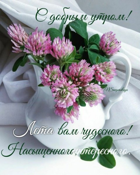 Красивые пожелания с добрым утром