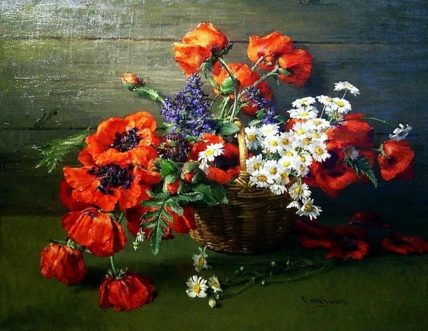 Художник Clara von Sivers (1854 – 1924). Натюрморты