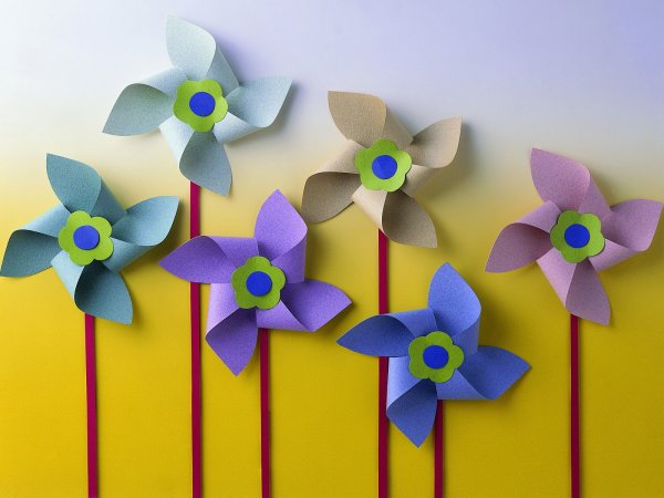 Поделки из цветной бумаги