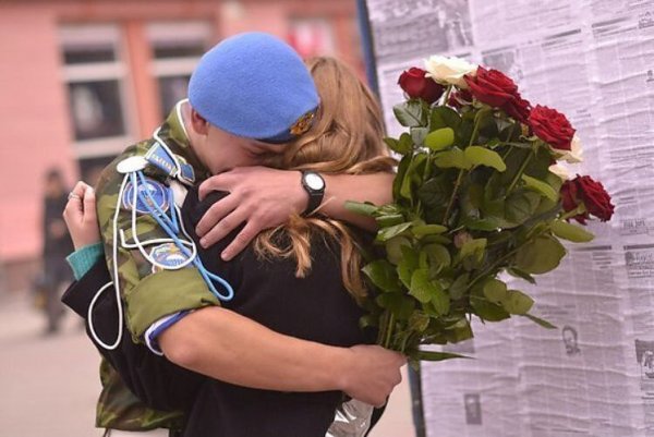 Букет в руках