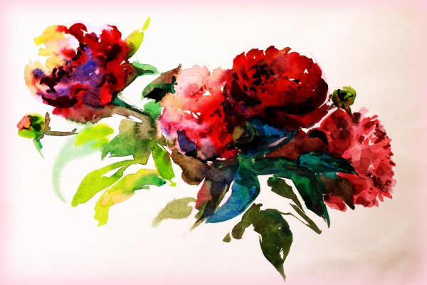 Рисунки акварелью
