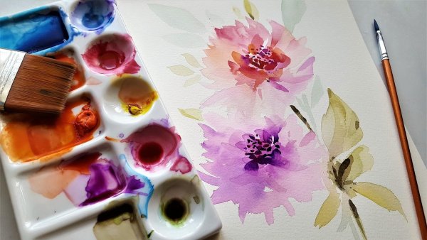 Кисть для акварели