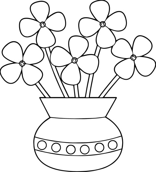 Цветы. Раскраска