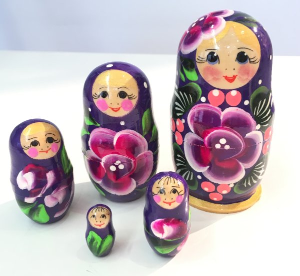Матрешка цветок