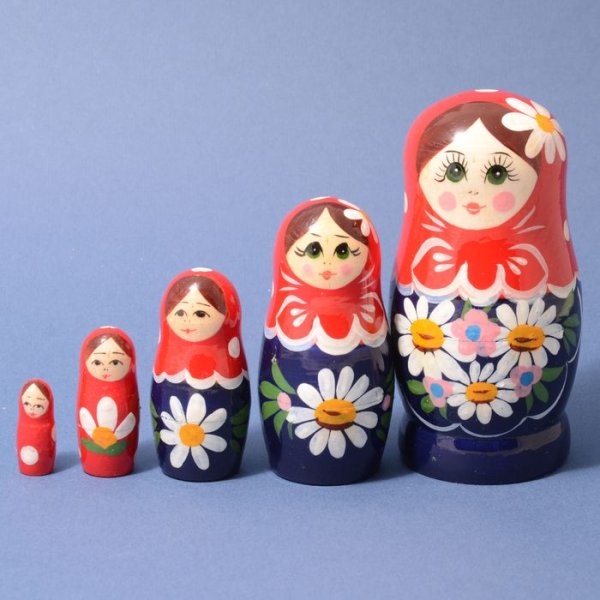 Матрешка цветок