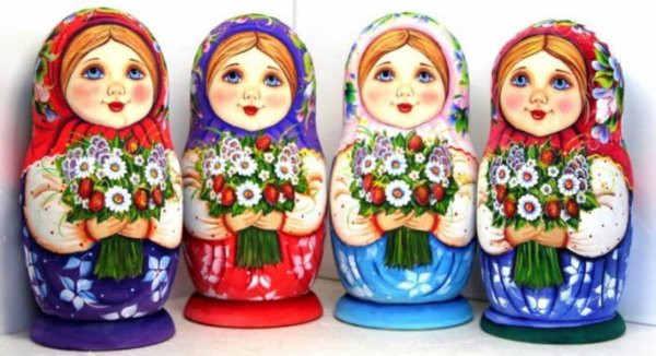 Роспись матрешки