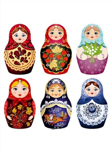 Семёновская матрёшка роспись
