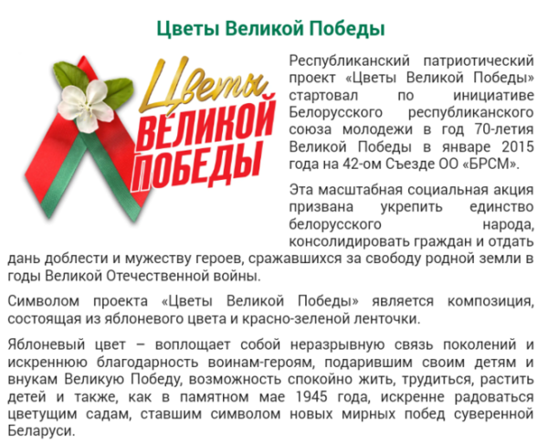 Ленточка дня Победы в Беларуси
