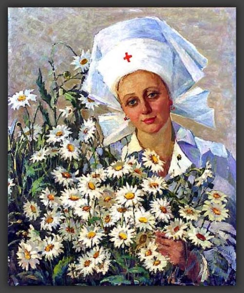 Медсестра живопись