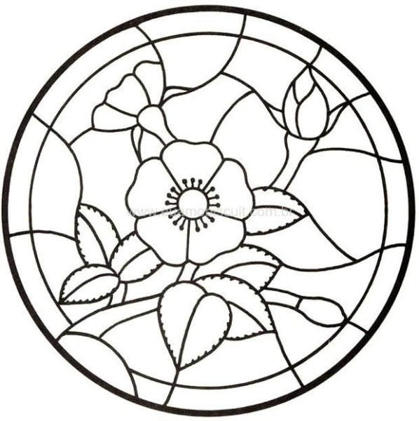 Витраж рисунок