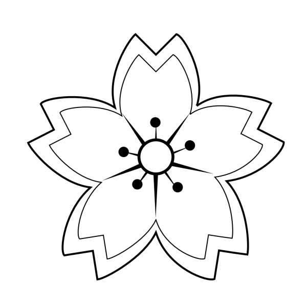 Рисунки цветов карандашом