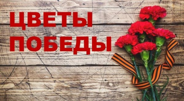 Цветочки победа акция