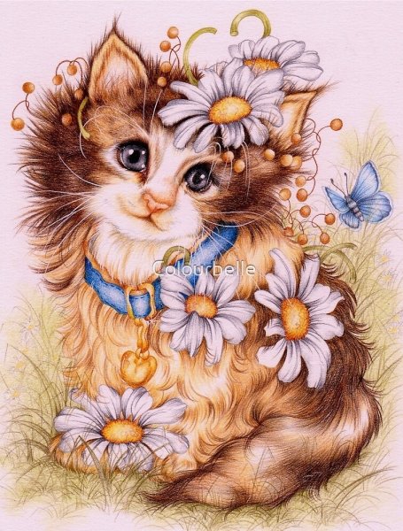 Кошка иллюстрация